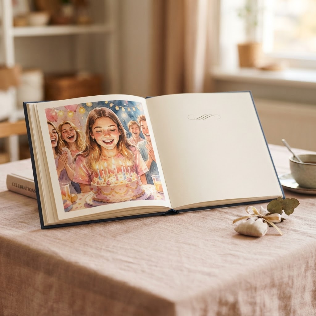 Sweet Sixteen Illustrated Editions personalized illustrated hardcover book by Orvelle Editions