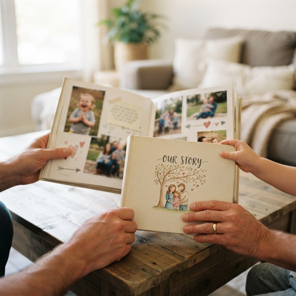 Adoption: Preserve the story of becoming family.