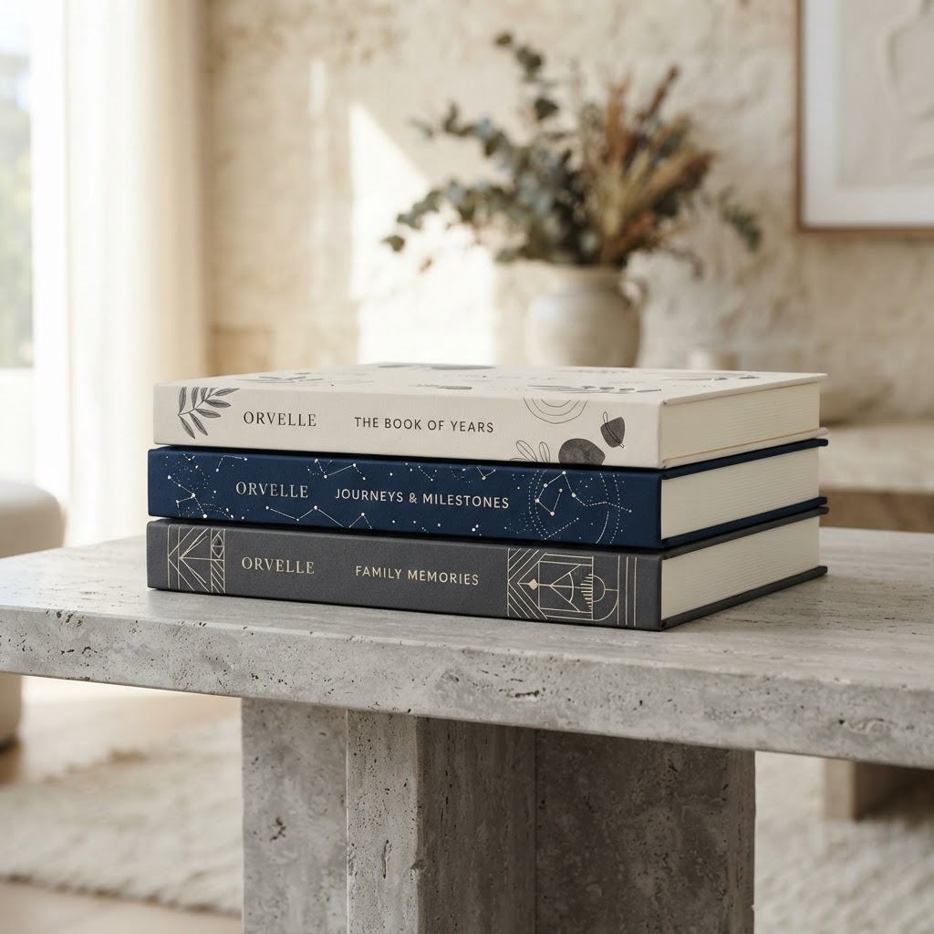 A collection of finished Orvelle hardcover editions