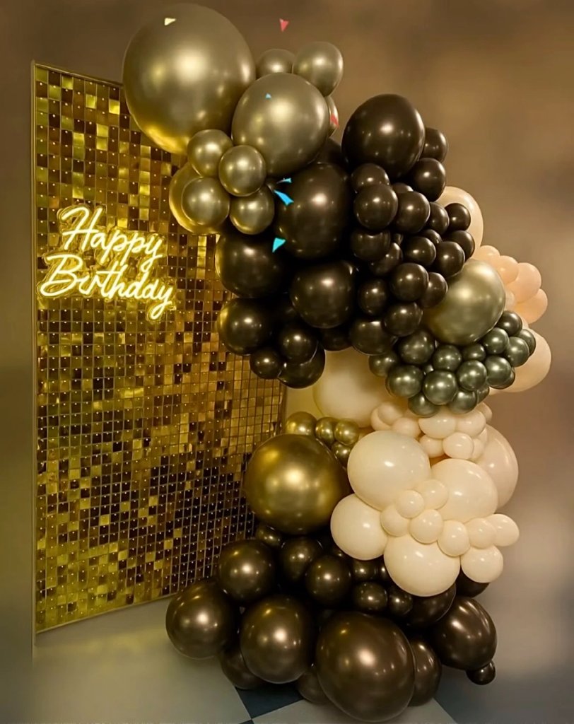 Happy Birthday Black & Gold