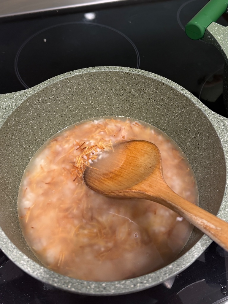ملوخية ورز مع دجاج 2