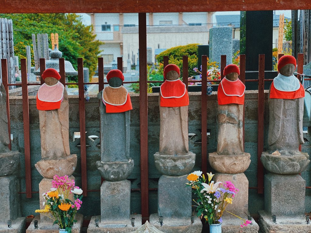 Jizo statues Japan