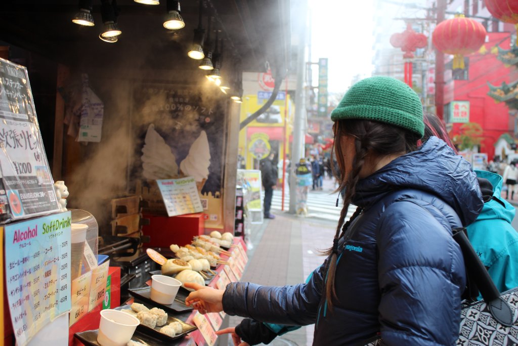 Japan street food market