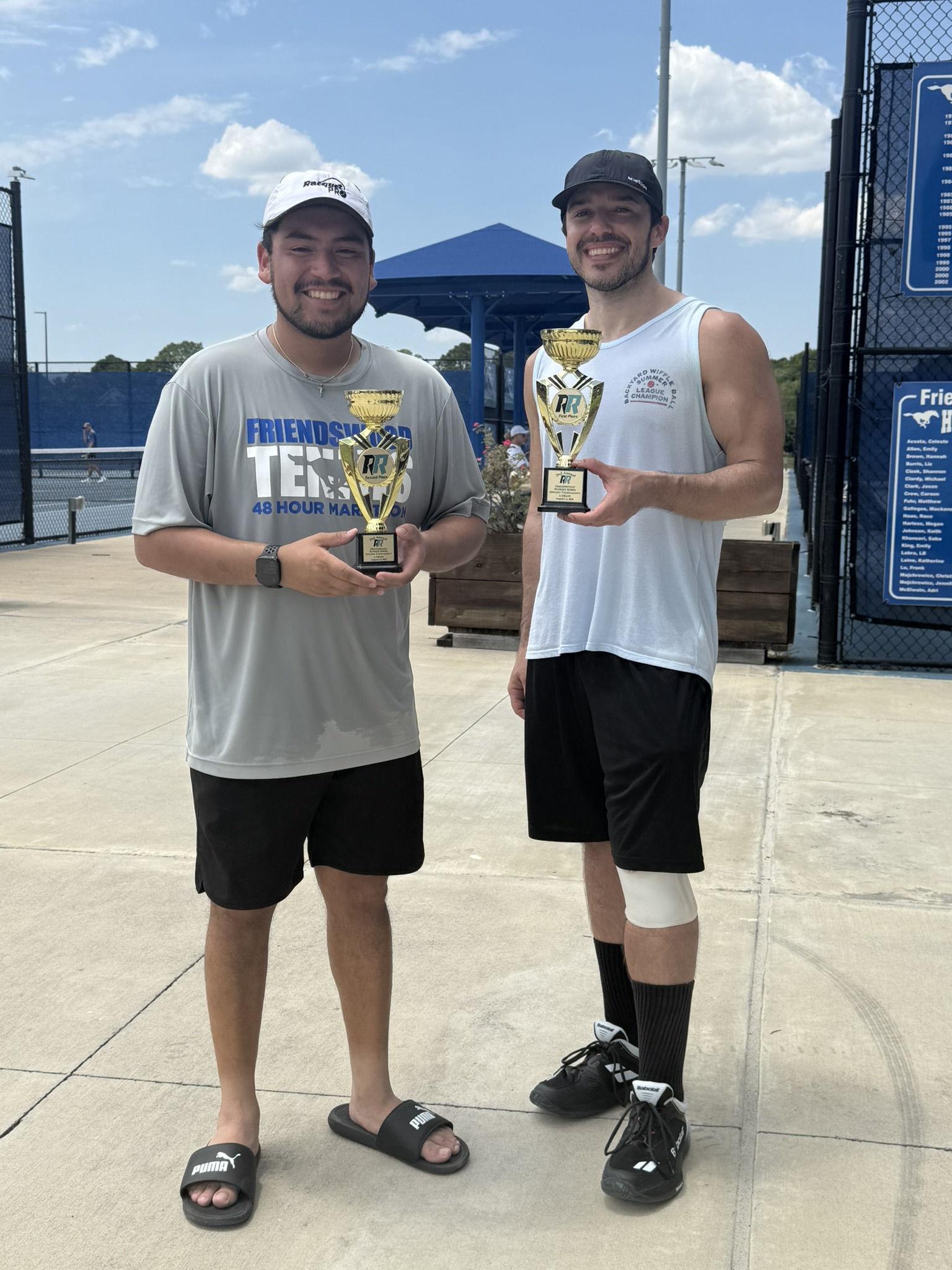 A Draw, First Place & Runner-Up