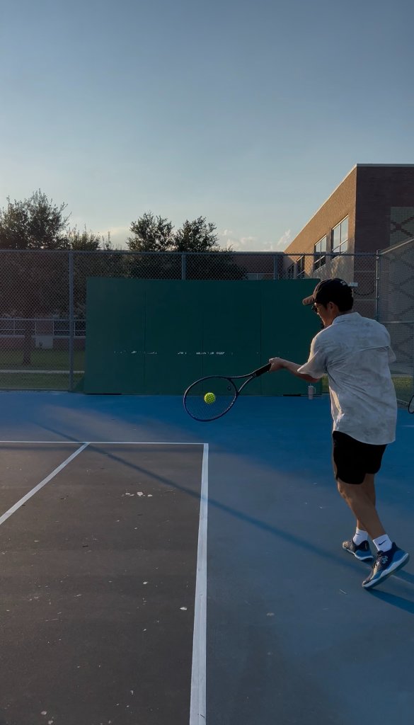 Private tennis lesson