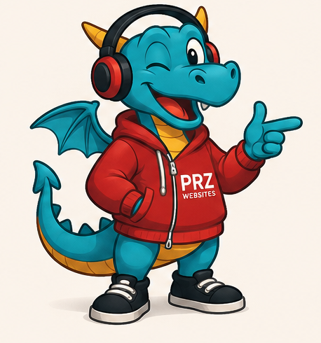Trendy Dragon pointing
