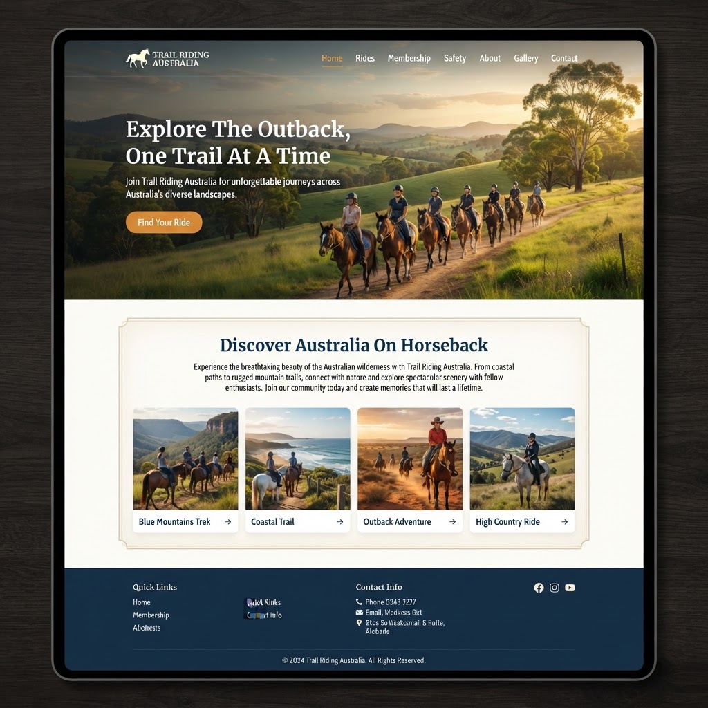 Trail Riding Australia