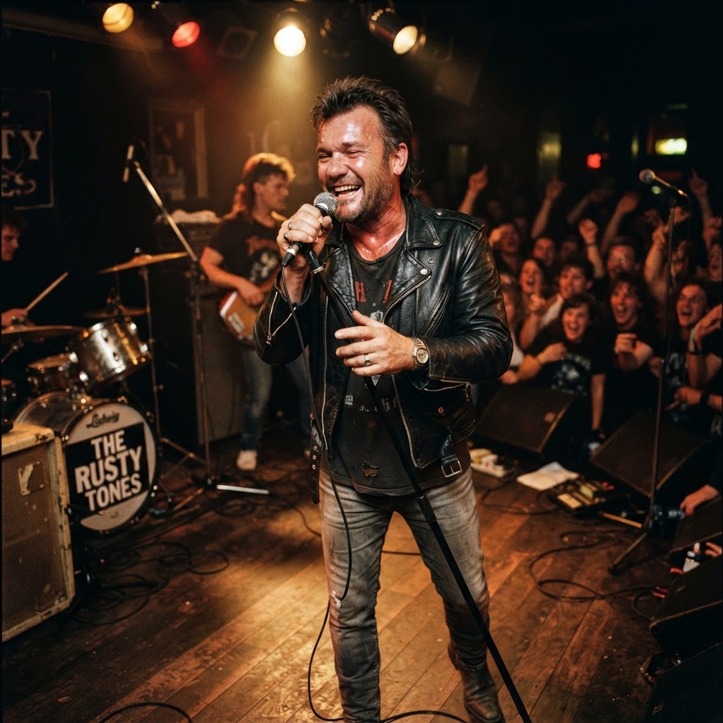 Greedy Smith performing on stage