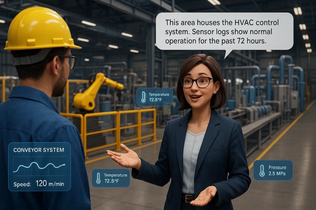Moicon AI assistant in factory