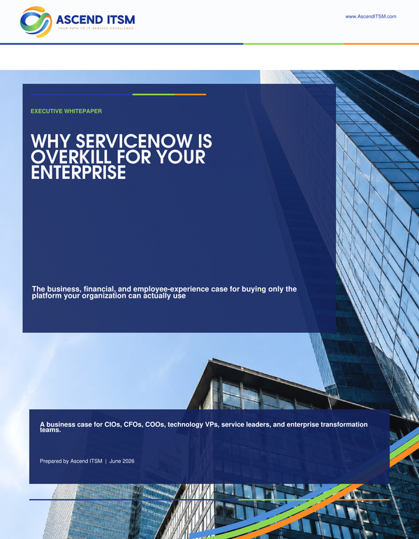 Why ServiceNow is Overkill for Your Enterprise