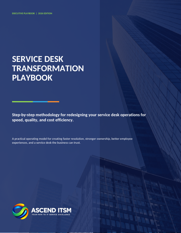 Service Desk Transformation Playbook