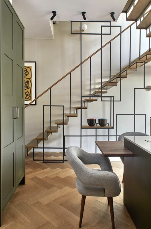 Feature Staircase — Optimal Intentions Spray Painting, London