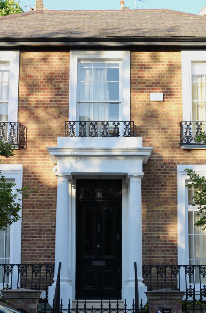 Classic London Door — Optimal Intentions Spray Painting, London