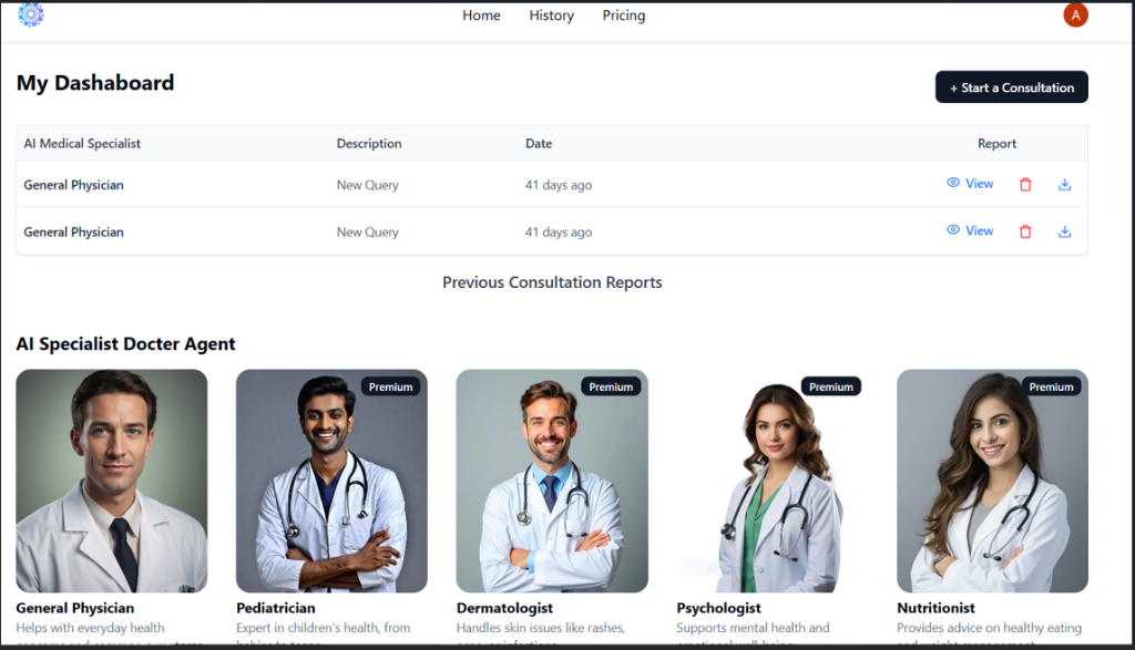 AI Medical Agent — Smart Healthcare SaaS