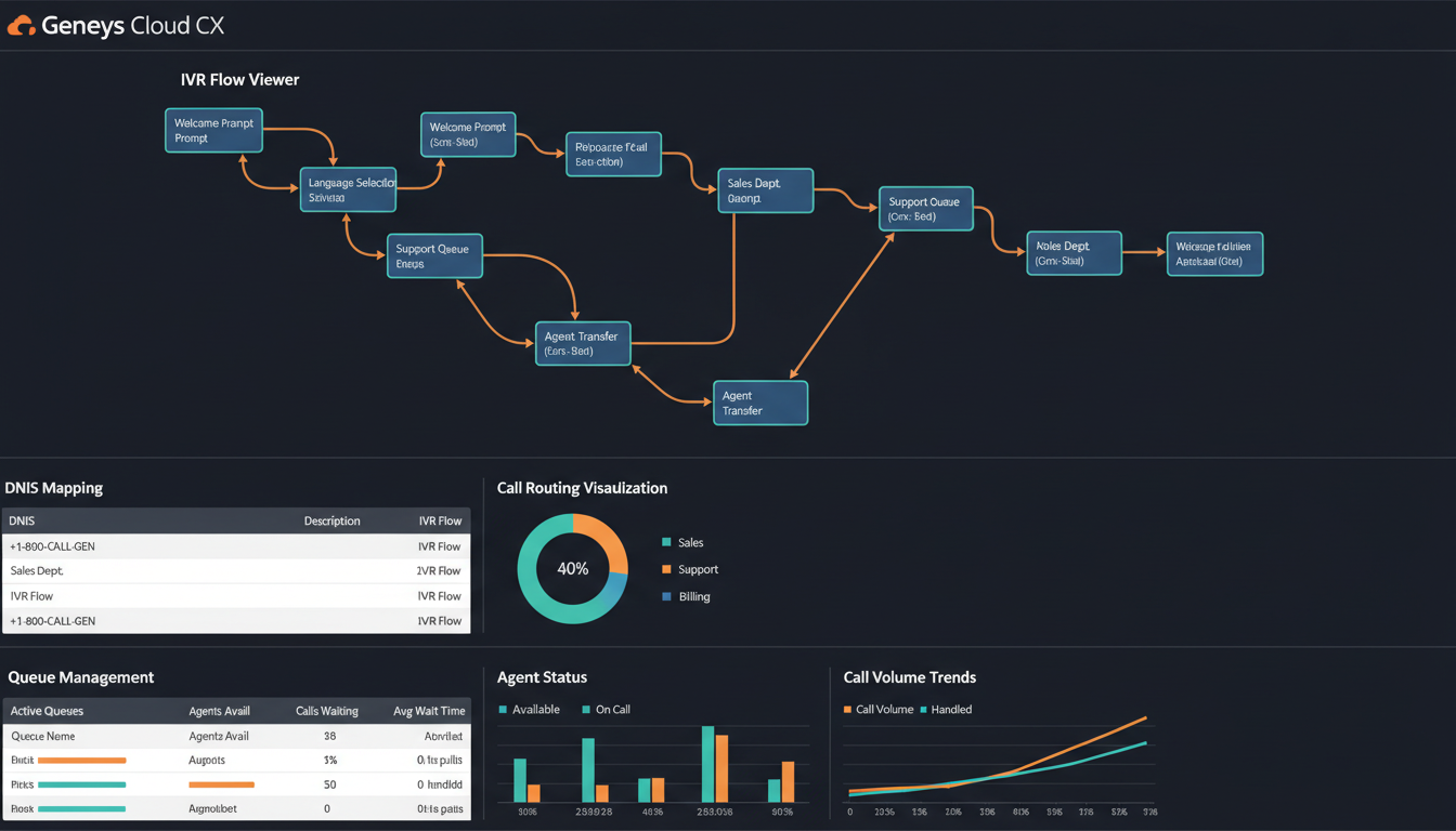 IVR Flow Viewer & DNIS Mapping