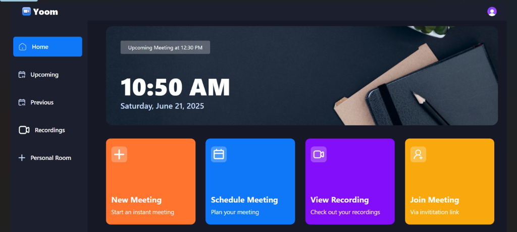 Yoom — Video Conferencing Platform