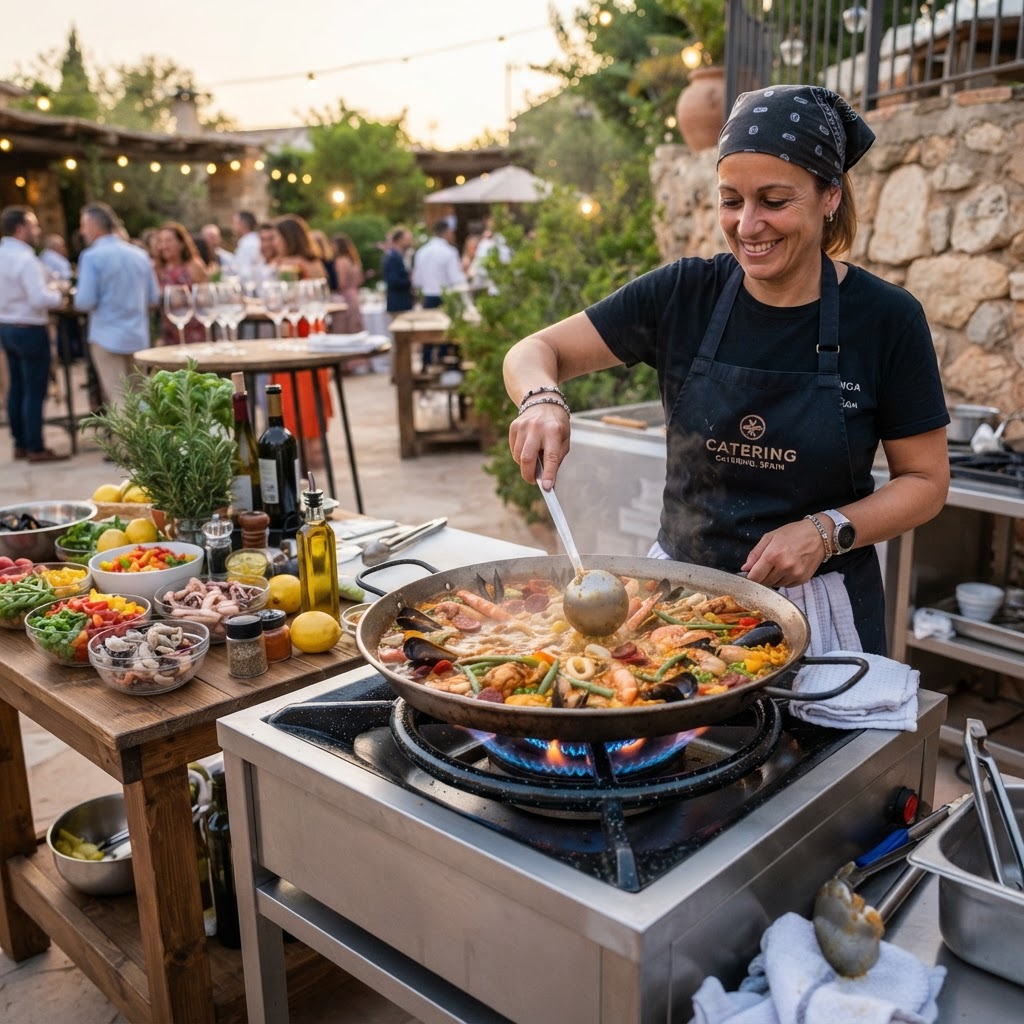 poêle à paella (25 personnes)