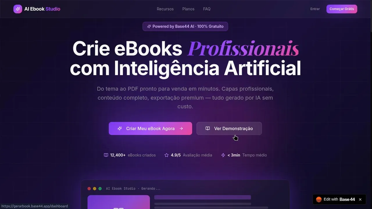 Gerador de Ebooks Profissionais template preview