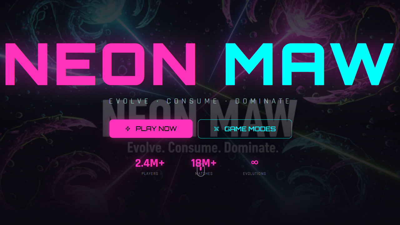 neon maw template preview