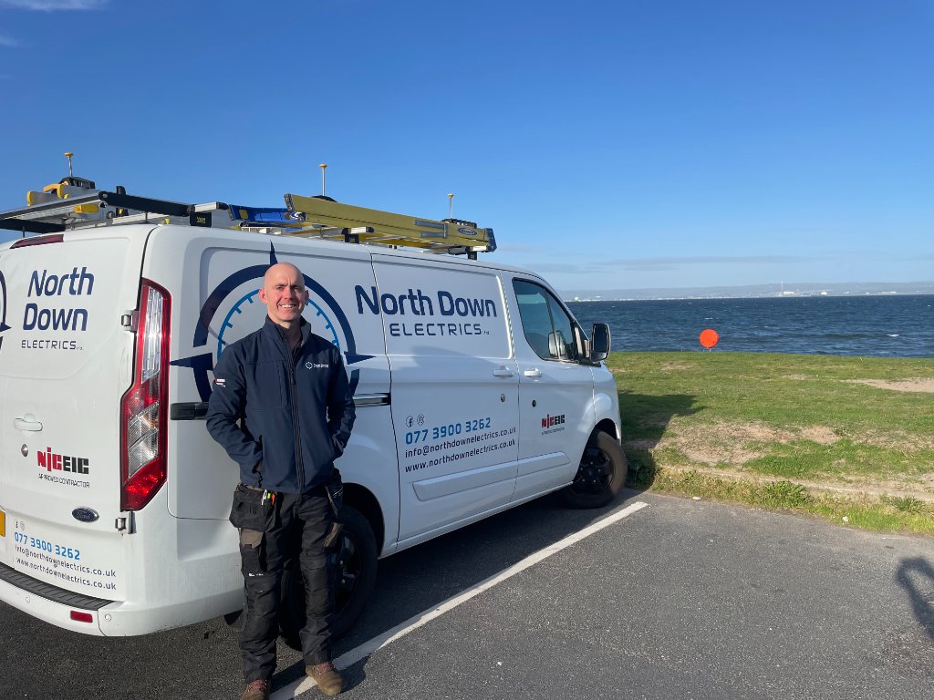 Professional electrician from North Down Electrics