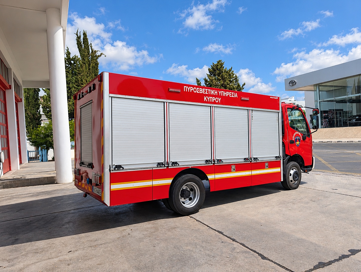 A Chemical Incident Unit stationed at Paphos.