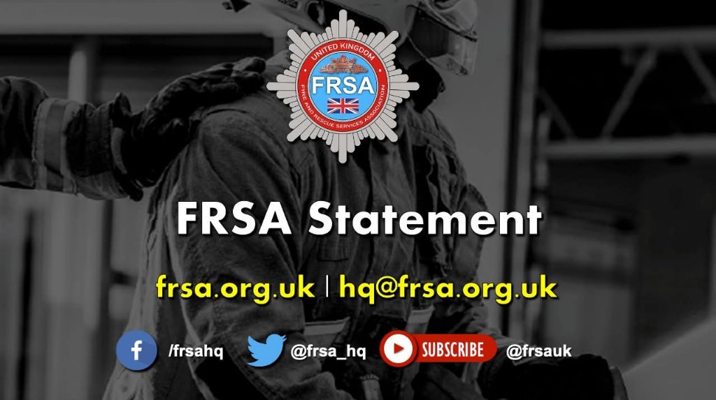 FRSA Condemns 3.8% Pay Offer as 'Parsimonious' — and Calls Treatment of On-Call Firefighters a 'National Disgrace'