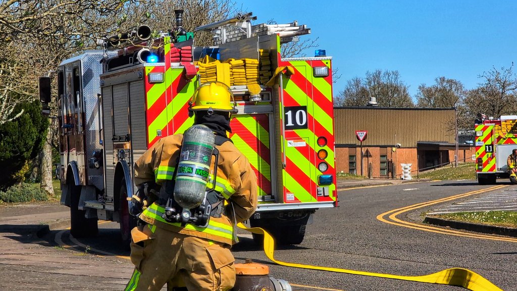 Focus On — USAF Croughton. A United States Fire Department operating right here in the UK!