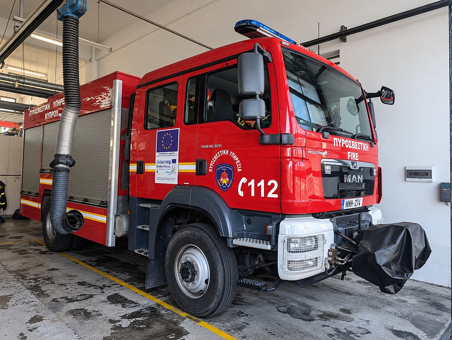 The newer MAN TGM 18.320 Rescue Pump, carrying rope rescue and heavy RTC gear.