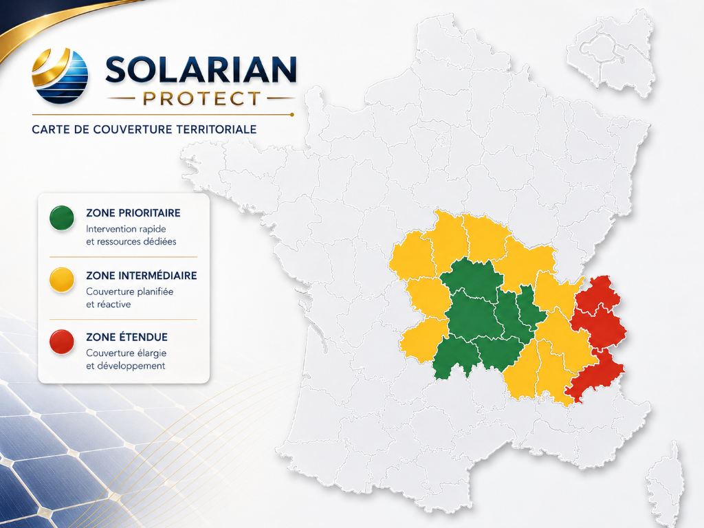 Carte de couverture territoriale Solarian Protect