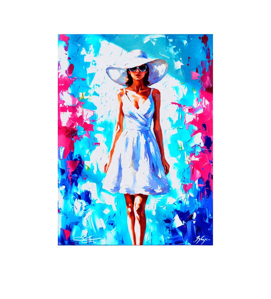 Lili Sombrero Rayban Explosion Pink Caribe Blue