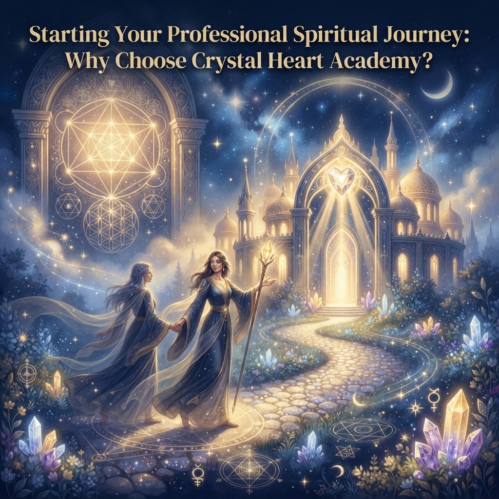 Starting Your Professional Spiritual Journey: Why Choose Crystal Heart Academy?