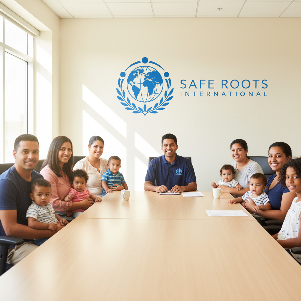 Volunteers helping community members
