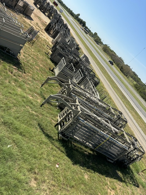 Circle T inventory yard full of equipment