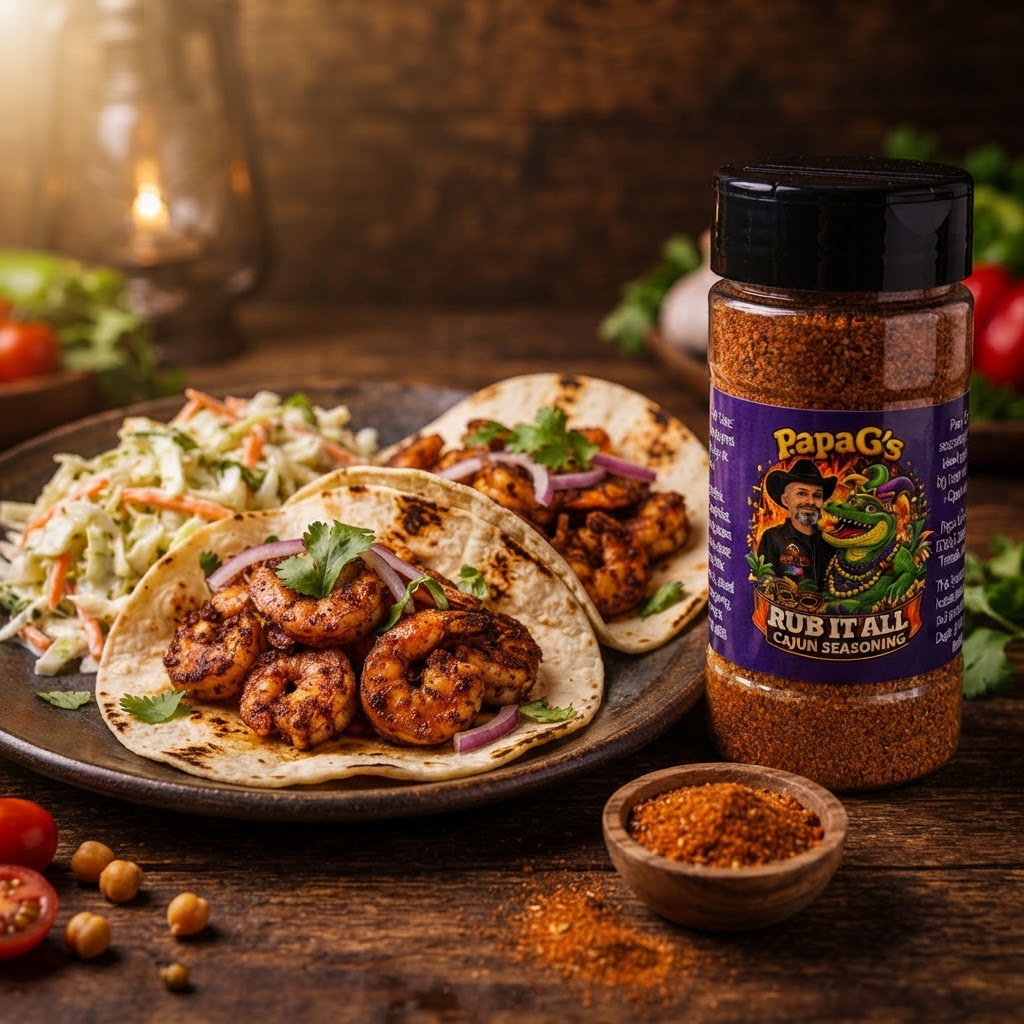 Cajun Shrimp Tacos