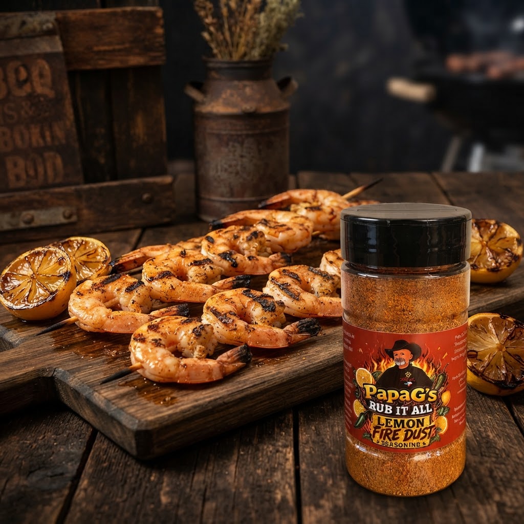 Perfect on grilled shrimp