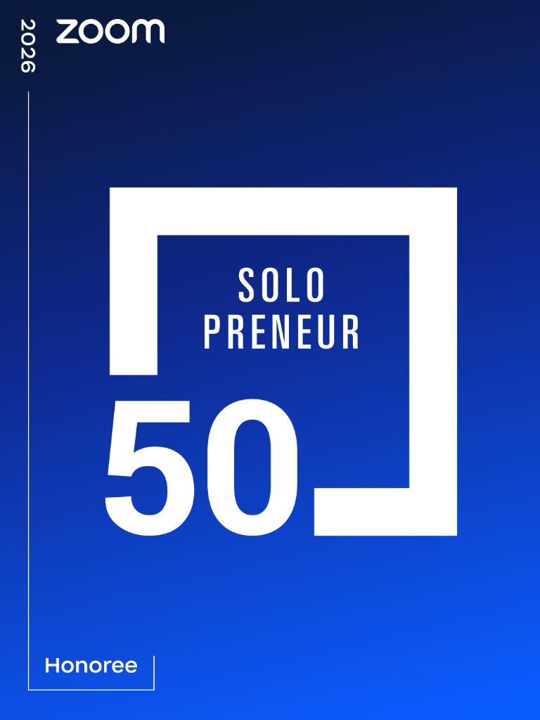 Zoom SoloPreneur 50 Honoree logo