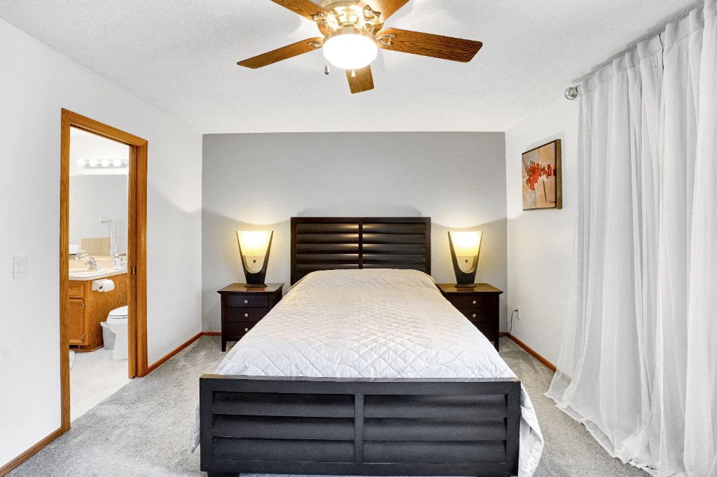 Bedroom with bathroom