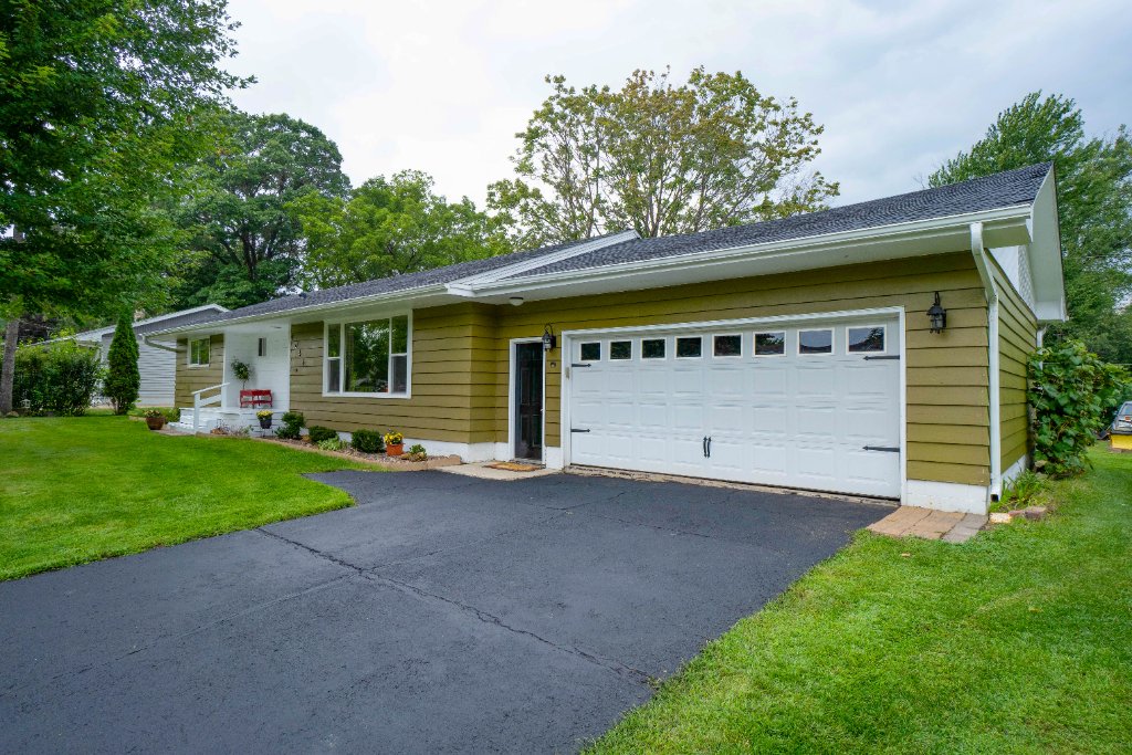 Home exterior with garage