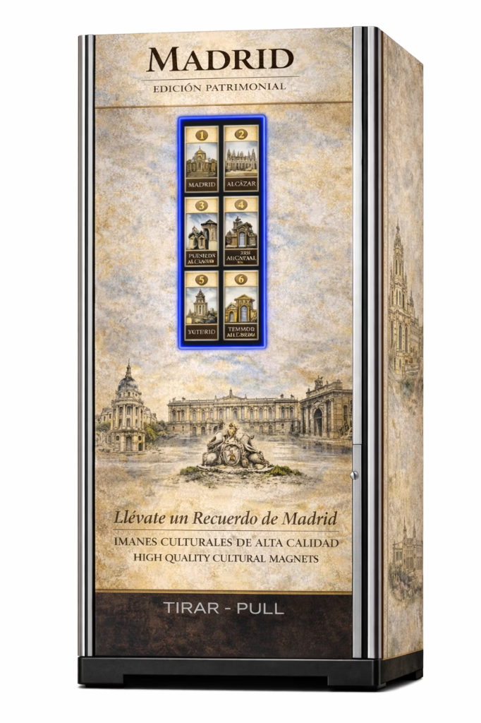 Máquina vending Madrid — Edición Patrimonial