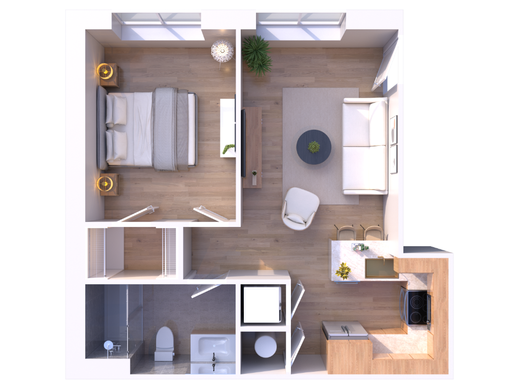 Unit 207 floorplan