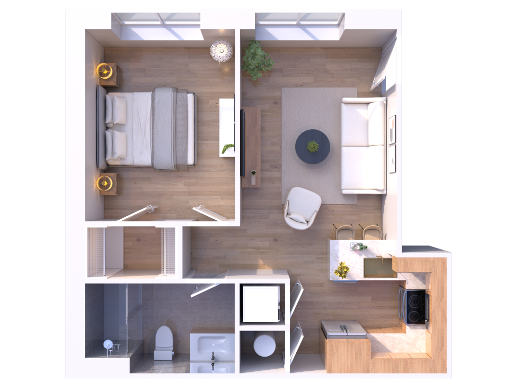 Unit 110 floorplan