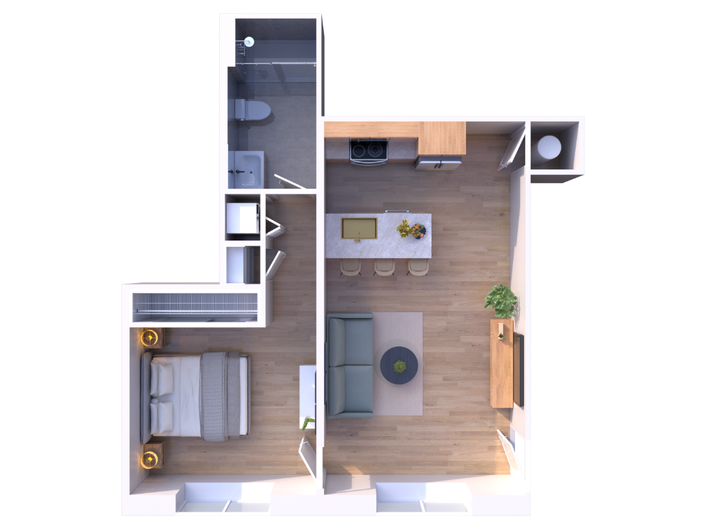 Unit 102 floorplan