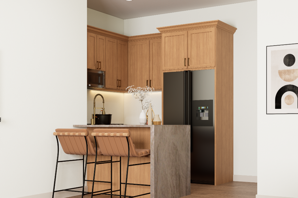 Open Concept — Kitchen & Living