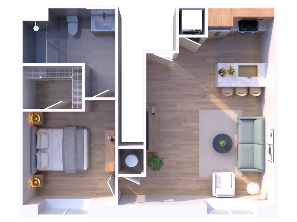 Unit 202 floorplan