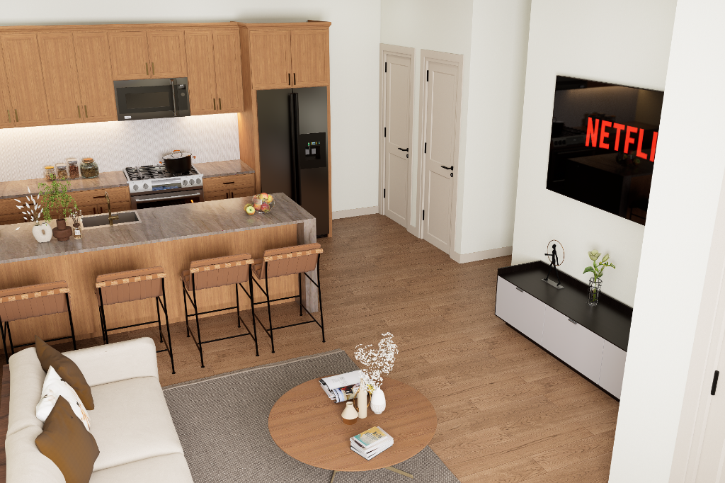 Living Area — Aerial View