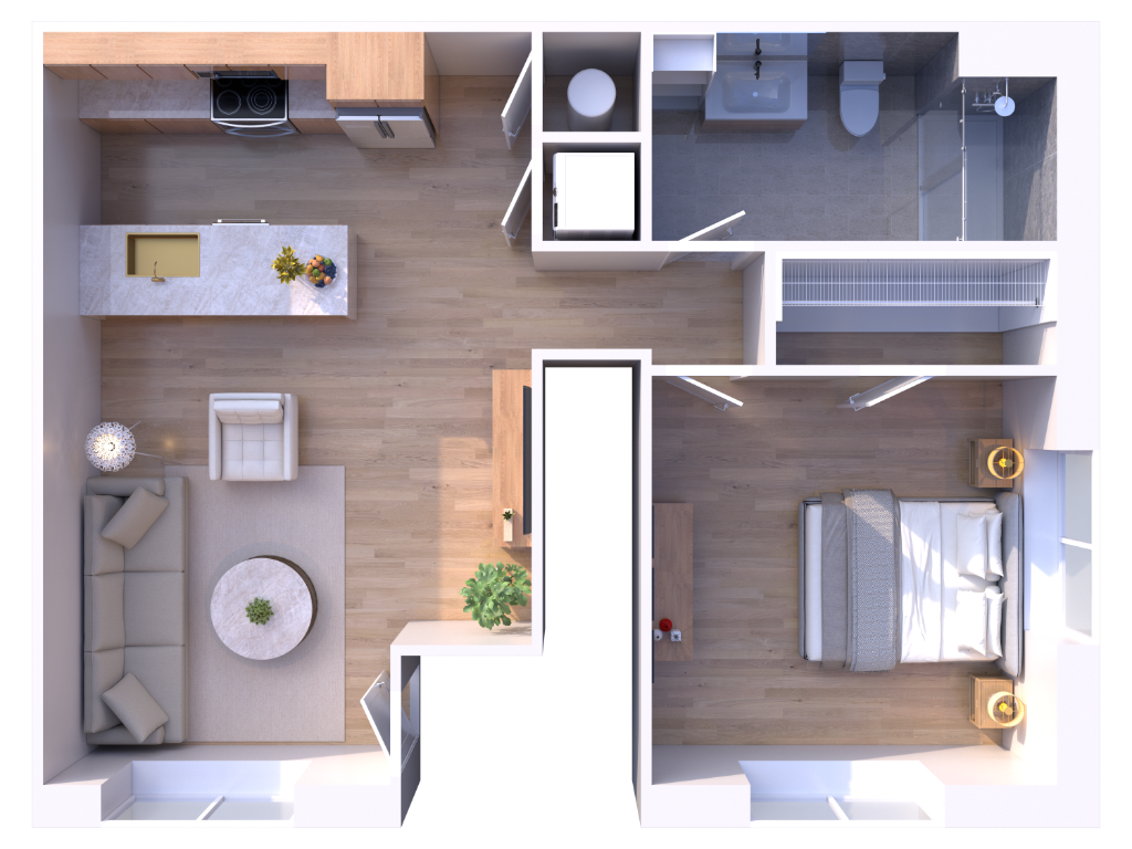 Unit 106 floorplan