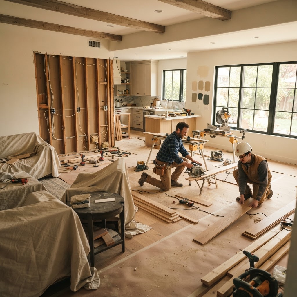 Living Through Your Remodel: How to Survive (and Thrive) When Construction Takes Over Your Home