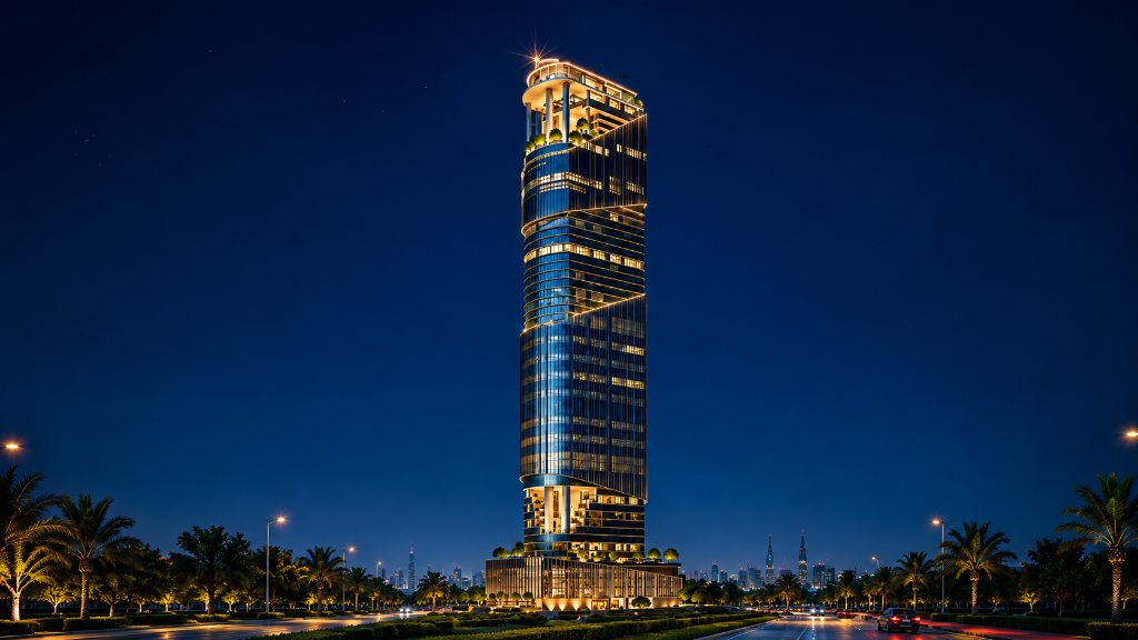 Tower 1970 Night