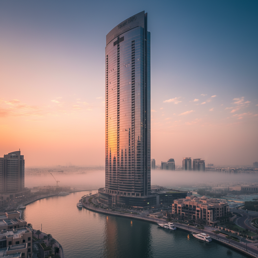 Tower 1970 at sunrise Business Bay Dubai