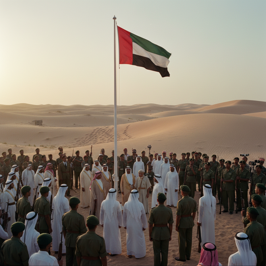 UAE founding ceremony 2 December 1971